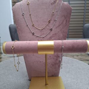 Ketting klaver en Armband