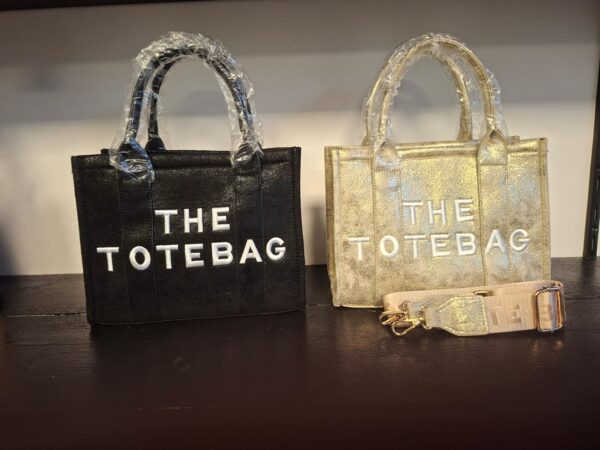 The tote bag Metallic