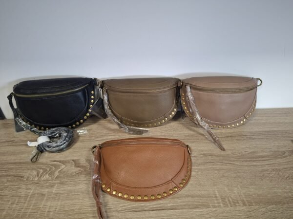 Crossbody met goude studs